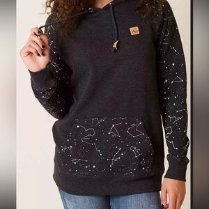 Tentree Constellation Hooded Sweatshirt - Constellations glow in the dark
